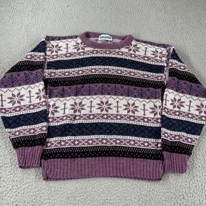 Vintage 90s Jason Daniels Striped Womens Fits Small-Medium Sweater Made In USA